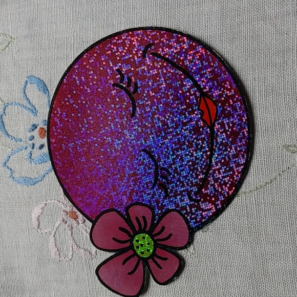 ♦️3 for $15 Vintage Holographic Y2K Emoji Sticker - Picture 8 of 8